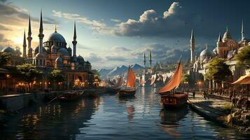 Turkish tourism background photo