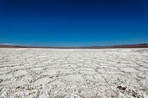 Landscape of the Hidden Baltinache Lagoons - Atacama Desert - Chile. photo