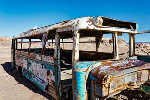 magia autobús atacama Desierto - san pedro Delaware atacama - el loa - antofagasta región - Chile. foto