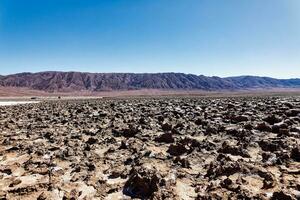 Landscape of the Hidden Baltinache Lagoons - Atacama Desert - Chile. photo