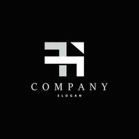 Initial TH Letter Logo, Modern and Luxury Minimalist HT Logo Vector Template