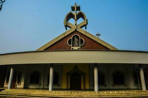 Mymensingh Diocese was situated in 1987, people from all over Bangladesh come here and worship God. 3d artwork photo