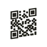 QR code icon vector