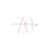 ZO Beauty Initial Template Vector Design