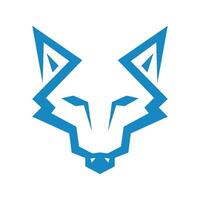 lobo logo diseño vector