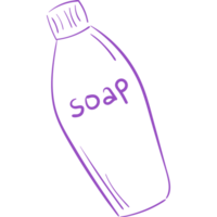 Baby Soap Doodle Art PNG Transparent Background