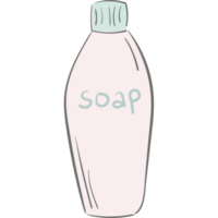 Baby Soap Doodle Illustration PNG Transparent Background