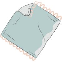 baby kleding tekening illustratie PNG transparant achtergrond