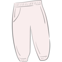 bambino pantaloni scarabocchio illustrazione png trasparente sfondo