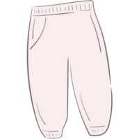 baby broek tekening illustratie PNG transparant achtergrond