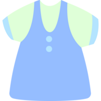 bebê roupas isolado transparente fundo png ilustração