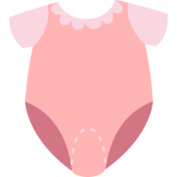 bébé le maillot de corps isolé transparent Contexte png illustration