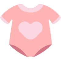 baby bodysuit geïsoleerd transparant achtergrond PNG illustratie