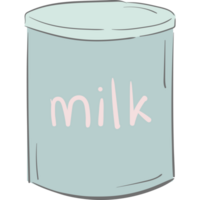 Baby Milch Gekritzel Illustration png transparent Hintergrund