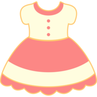 bébé fille robe, fille vêtements illustration pastel Couleur png transparent Contexte