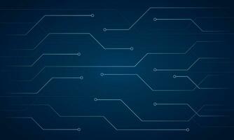 Abstract futuristic circuit board hi tech lines background vector