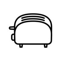 Toaster icon in vector. Illustration vector