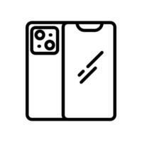 Mobile icon in vector. Illustration vector