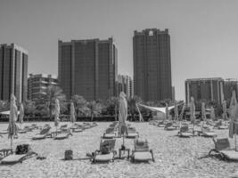 the beach of Abu dhabi photo