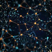 abstract background that is inspired by the complex network of synapses that connects our brains. photo