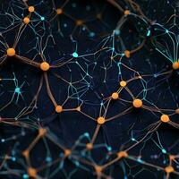 abstract background that is inspired by the complex network of synapses that connects our brains. photo