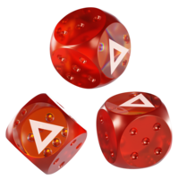 Dice Basic Attention Token ,BAT Glass Dice Crypto 3D Icon png