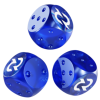 Dice Decred ,DCR Glass Dice Crypto 3D Icon png