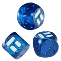 Dice Tribe Glass Dice Crypto 3D Icon png