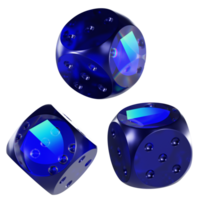 Dice Trust Wallet Token ,TWT Glass Dice Crypto 3D Icon png