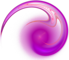 abstract pink curl without background, isolated element png