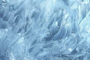 Abstract ice textures on car window in winter. Frosted Glass and Ice. A Textured Look. backgrounds and textures concept. AI Generative photo