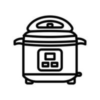 Electric Cooker icon in vector. Illustration vector
