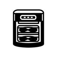 freidora horno icono en vector. ilustración vector