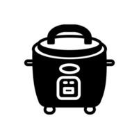 Rice Warmer icon in vector. Illustration vector