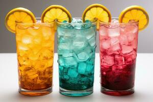 photos of summer drink capture AI Generated