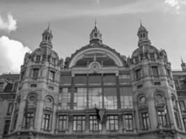 the city of Antwerp in belgium photo