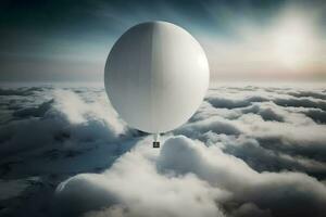 Weather Balloon. Neural network AI generated photo