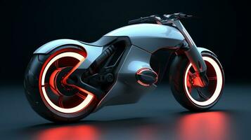 AI generated image of a Motorbike concept photo