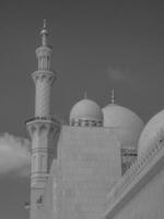 mosque in Abu dhabi photo