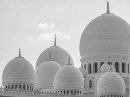 mosque in Abu dhabi photo