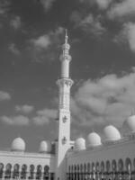 mosque in Abu dhabi photo