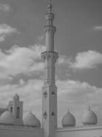 mosque in Abu dhabi photo