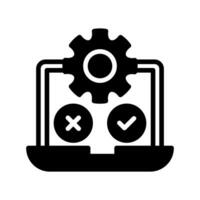 SEO Testing icon in vector. Illustration vector