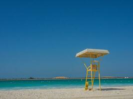 the beach of Abu dhabi photo