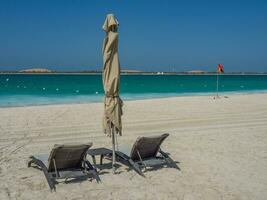 the beach of Abu dhabi photo