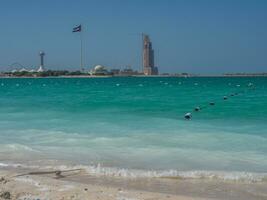 the beach of Abu dhabi photo