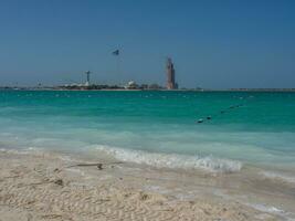 the beach of Abu dhabi photo