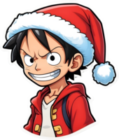 one piece santa claus png  ai generative