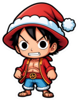 one piece santa claus png  ai generative