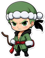 roronoa zoro una pieza icono ai generativo png